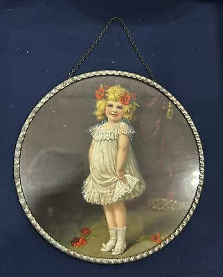 Antique Victorian Chimney Flue Cover - Young Girl • $95