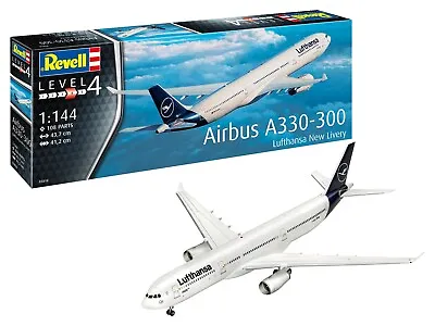 New! Revell 03816 Lufthansa Airbus A330-300 -  1:144 Scale Plastic Model Kit • $59.90