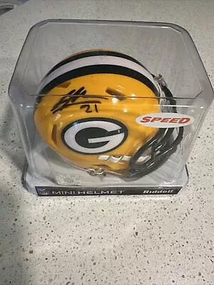 Green Bay Packers Charles Woodson Autographed Mini Helmet Fanatics Authentic • $259.99