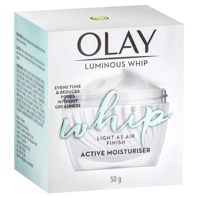 Olay Regenerist Luminous Whip 50g Active Moisturiser Pearl- Optics Technology • $48.99