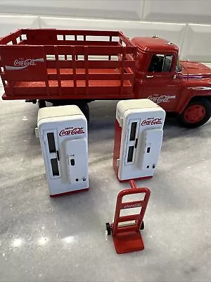 Vintage ERTL 1957 Coca Cola Delivery Stake Truck Vending Machine Die Cast • £42.75