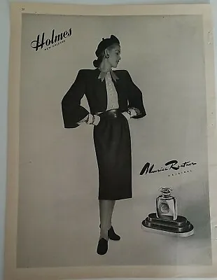 1947 Women's Maurice Rentner Suit  Eight Thirty Perfume Holmes New Orleans  Ad • $9.99