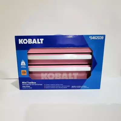 PINK KOBALT Mini Toolbox NEW Kobalt Mini Tool Box - Perfect Gift! • $42