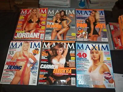 2004 Maxim Magazine - British Edition - Complete Year -anna Kournikova - O 3169 • $90