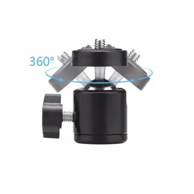 $24.95 • Buy Ball Head Tripod Mount For GoPro HERO 11 10 9 8 7 6 5 4 3 2 MAX Session