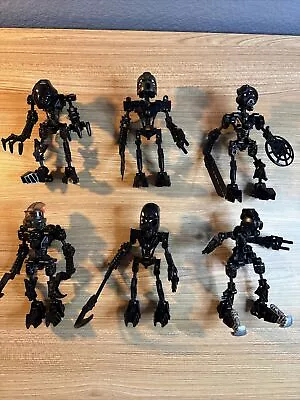 LEGO Bionicle All 6 Original Toa Mata Complete In Black/dark Variants Rare • $199.99