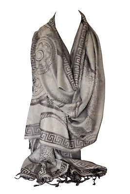 Paisley Print Two Sided Reversible Pashmina Feel Wrap Shawl Scarf Hijab Scarves • £5.99