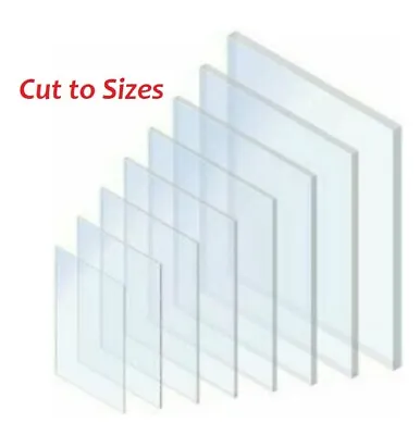 Laser Clear Cut To Bespoke Sizes Acrylic Sheet 4mm 3mm 2mm Perspex Glass Panel • £5.10