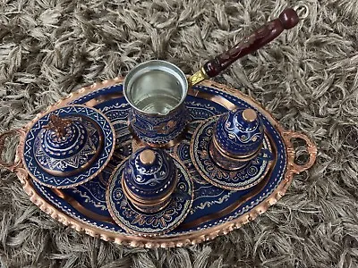 Turkish Copper Coffe Set • $50