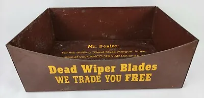 Vtg Anco Wiper Blade Morgue Auto Shop Parts Store Display Gas Oil Auto Adv A17 • $199.95