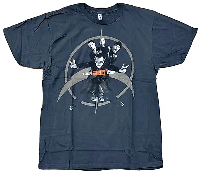 U2 360 Tour 2009 T-Shirt Size Medium 100% Cotton Gray Very Good • $15.88