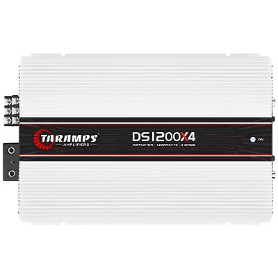 Taramps DS 1200x4 2 Ohms 1200 Watts RMS 4-Channel 300x4 Watts RMS Class D • $209.99