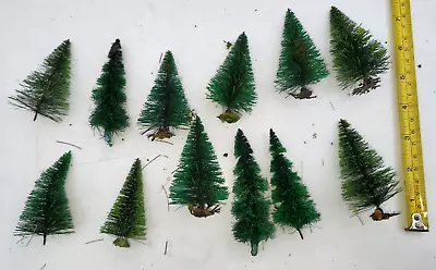 MODEL FIR TREES  OO/HO/N Gauge VINTAGE MODEL RAILWAY TREES EXC • £6