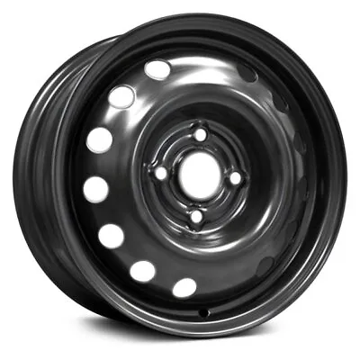 $71.99 • Buy RT 14  STEEL WHEEL 4 LUG X99148N Wheel 14x5.5 (45, 4x100, 57.1) Black Single Rim