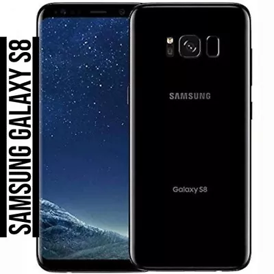 NEW Samsung Galaxy S8 SM-G950F 64GB Unlocked Android Phone BLACK • £119.99