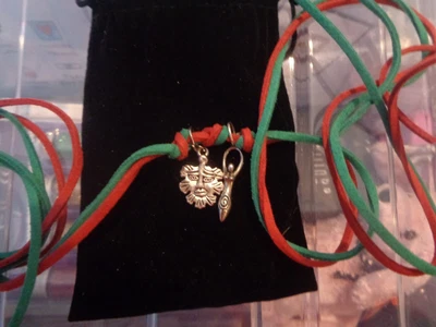 £6.50 • Buy Green Man And Goddess Handfasting Cords In Gift Bag Celtic Wedding