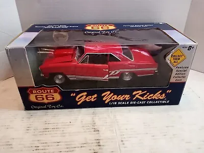 ROUTE 66 ORIGINAL TOY COMPANY 1:18 DIE CAST Car 1966 NOVA PRO STOCK ERTL Toy • $119.99