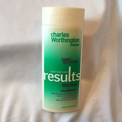 NEW Charles Worthington London Results FRIZZ FREE Conditioner 11 Oz  FREE SHIP • $38.99