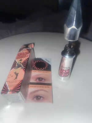 Benefit Gimme Brow-Volumizing Fiber Gel MINI 1.0g/0.03oz “4”! • $8