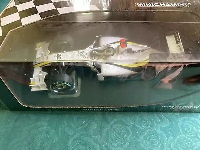 Jenson Button 1:18 Minichamps Brawn Gp Bgp 001 - 2009 World Champion. • £147