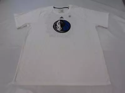 New Dallas Mavericks  Sport Is Who I Am  Mens Size 2XL White Adidas Shirt • $15.29