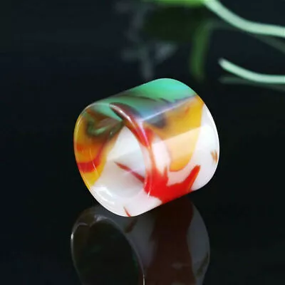 Natural Multicolour Jade Ring Thumb Jadeite Jewelry Natural Stone Jewelry Men • $9.99