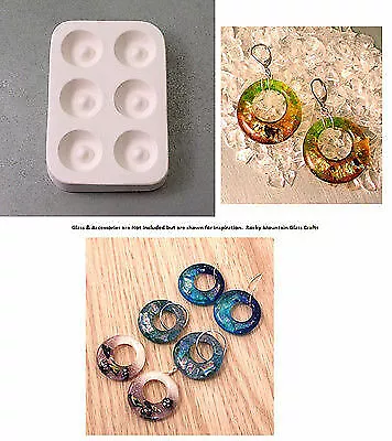 Little Fritters HOLEY HOOPS 101 Quality Ceramic Glass Casting Mold USA Made • $21.95