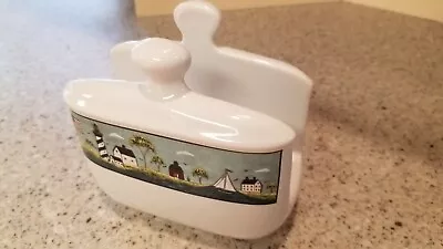 Warren Kimble Sakura 'Coastal Breeze' Napkin Caddy Holder • $9.99