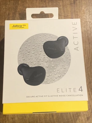 $165 • Buy Jabra Elite 4 Active True Wireless Sports In-Ear Headphones - Black - Active