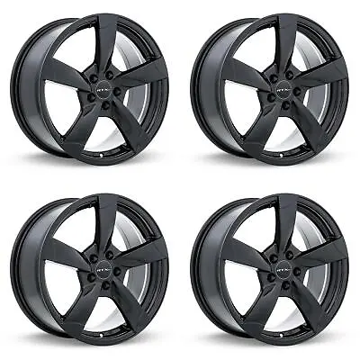 NEW Set Of 4 Wheels 16in Gloss Black Fits Audi Volkswagen OEM Level Rims • $578.24