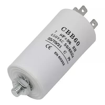 TUMBLE DRYER MOTOR CAPACITOR 7UF For CANDY HOOVER • £6.95