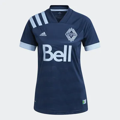 Adidas Women's Vancouver Whitecaps F.C. 20/21 Soccer Away Jersey Size L EH8626 • $51.29