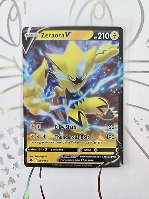 Zeraora V 053/159 Crown Zenith Ultra Rare Holo Pokemon TCG Card • $1.99