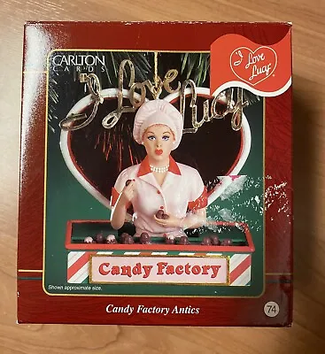 CARLTON CARDS  I Love Lucy  Candy Factory Antics Christmas Ornament Lucille Ball • $15