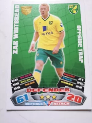 £2.99 • Buy 2011/12 Topps Match Attax Trading Card - Zak Whitbread, Norwich City