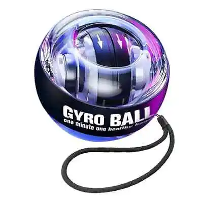 LED Gyroscopic Powerball Autostart Range Gyro Power SelfStart Wrist Ball Fitness • $23.04