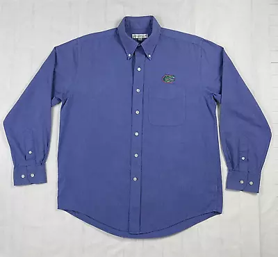 Florida Gators Long Sleeve Casual Dress Shirt Button Down CUTTER & BUCK Men's M • $15.99