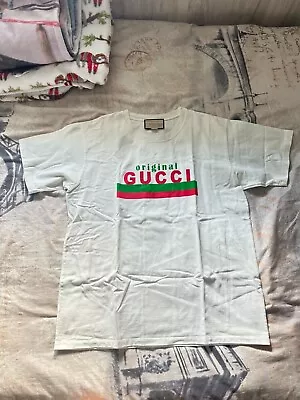  Original Gucci  Gucci Oversized Print T-Shirt (Large-Worn For Photos Only) • $150