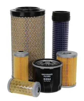 Filter Service Kit Fits Thwaites 1 Ton Dumpers  With Yanmar Engine • £40