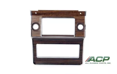 1969 1970 69 70 Ford Mustang Radio Original Style Dash Bezel W/ Woodgrain Decal! • $46.44