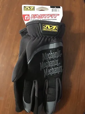 Mechanix Wear Black Fast Fit L Large MFF-05-010 Flexible Protection Work Gloves • $17.49