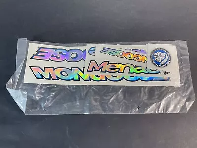 Vintage Mongoose Menace BMX Bike Decal Sticker Set Of 9 NOS • $25.99