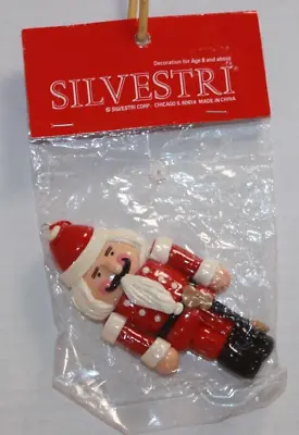 Vintage Silvestri Nutcracker Christmas Ornament NIP • $3.99
