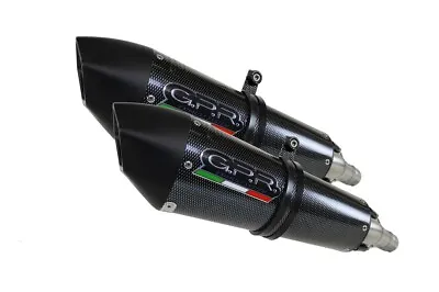 Dui Multistrada 1100 2007-09 GPR Gpe Ann. Poppy Pair Homologated Slip-on Exhaust • $1120.98