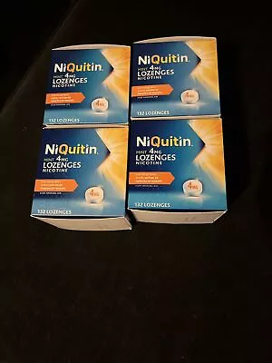 NiQuitin Mint Icy 132 Lozenges Stop Quit Smoking Nicotine X4 Boxes • £55
