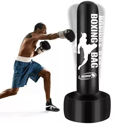 Heavy Punching Bag Boxing Free Standing Fitness MMA Fitness Training Equipment • $55.30