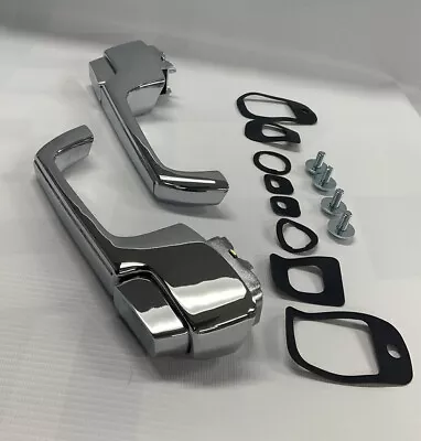 $57.99 • Buy 1967-72 C10 Outside Exterior Outer Chrome Door Handle Pair Truck Blazer Suburban