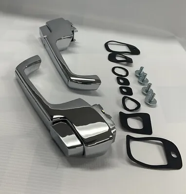 1967-72 C10 Outside Exterior Outer Chrome Door Handle Pair Truck Blazer Suburban • $57.99