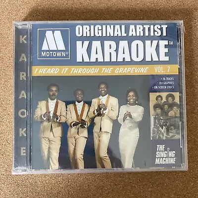 Motown Original Artists Karaoke Vol. 7: I Heard It Through The Grapevine CD New • $37.29