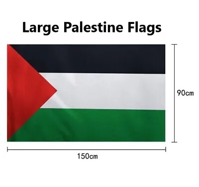 Palestine Flag Large Palestinian  5x3 FT Support Free Gaza West Bank  فلسطين الح • £4.99